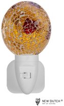 NEW DUTCH ® Night Light Mozaiek yellow/red