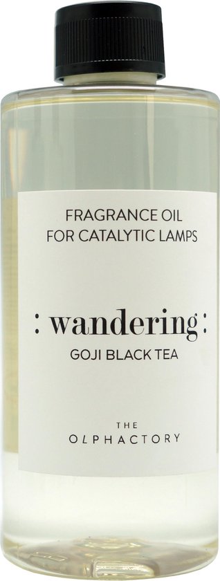 The Olphactory geurolie - Navulling - geur lamp - 500 ml - Goij black tea - Fruitig  Nieuwe geur