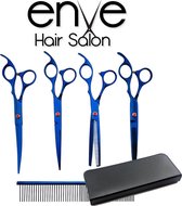 Enve Hair Salon Kappersscharenset  - Finger Maat 60 - Midnight Blue