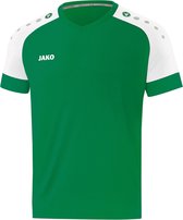 Jako Champ 2.0 Sportshirt - Maat S  - Mannen - groen/wit
