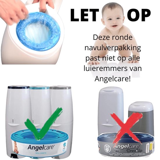Angelcare navulcassette 1 rol ( smalle) - Angelcare
