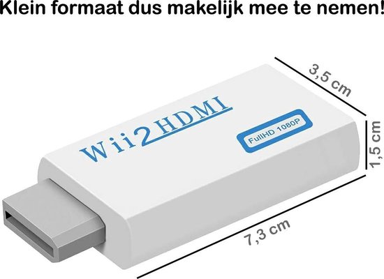 Convertisseur Wii vers HDMI 1080P avec câble HDMI Maroc