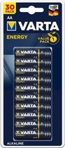 VARTA 30 pack batterijen alcalines Energy AA (LR06) 1,5V