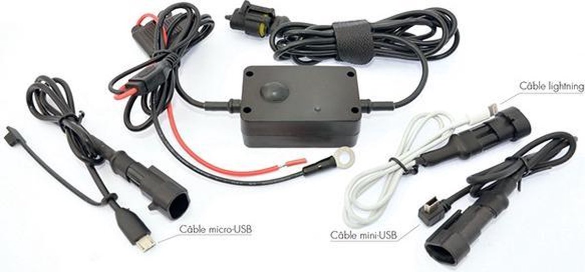 Technoglobe motorlader set voor GSM, GPS en Multimedia