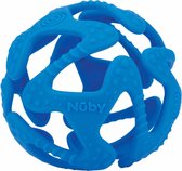 Nûby - Bijtring - Silicone bijtbal - Blauw - 3m+