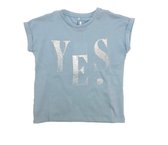 Name-it Meisjes Blauwe Tshirt Flori (Yes) - 116