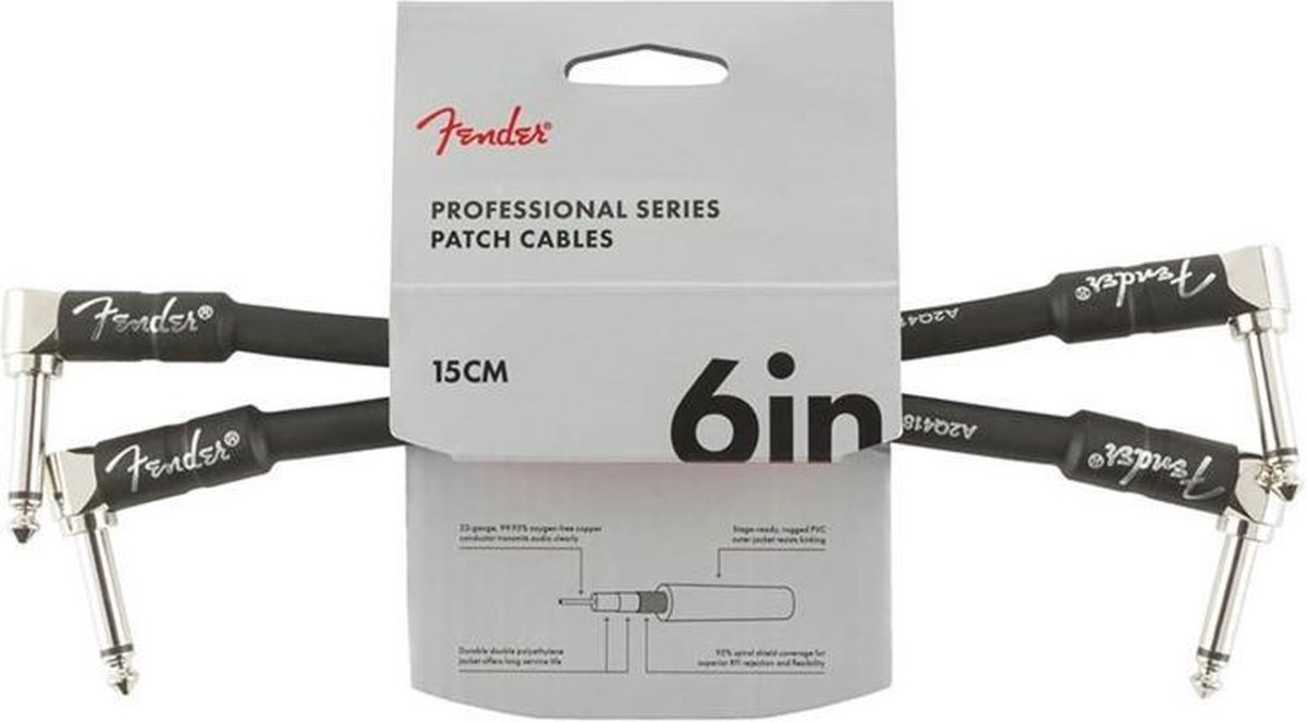 bol.com | Fender Professional Series Patch Cable (2 stuks)