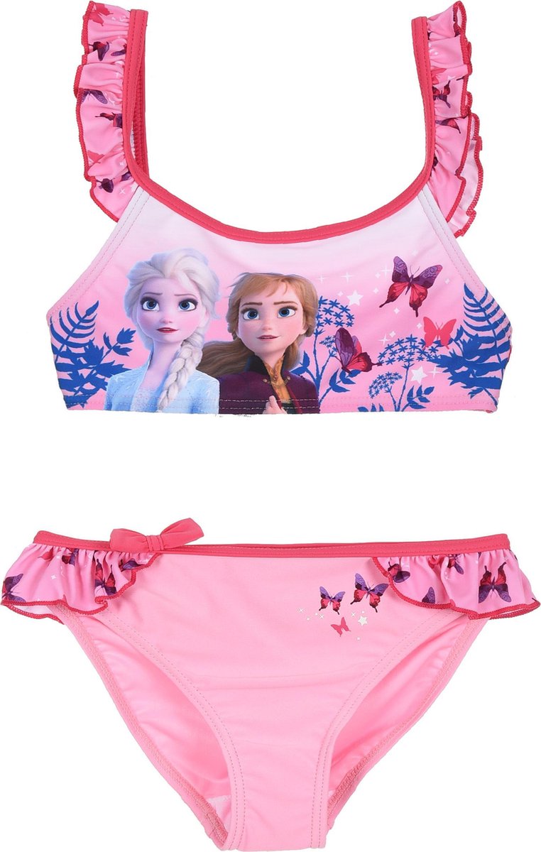 Moederland Actief Transformator Frozen 2 Bikini - Pink - 104 | bol.com