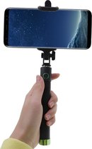 Shop4 - Samsung Galaxy S8 Selfie Stick Bluetooth Groen