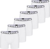 Hugo Boss 6-pack Boxershorts Essential Cotton Stretch - Wit