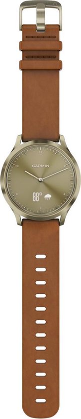 Garmin Vivomove HR Premium Hybrid Smartwatch - 43 mm - Bruin | bol.com