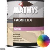 mathys fassilux satin zwart zijdeglanslak 0.5l