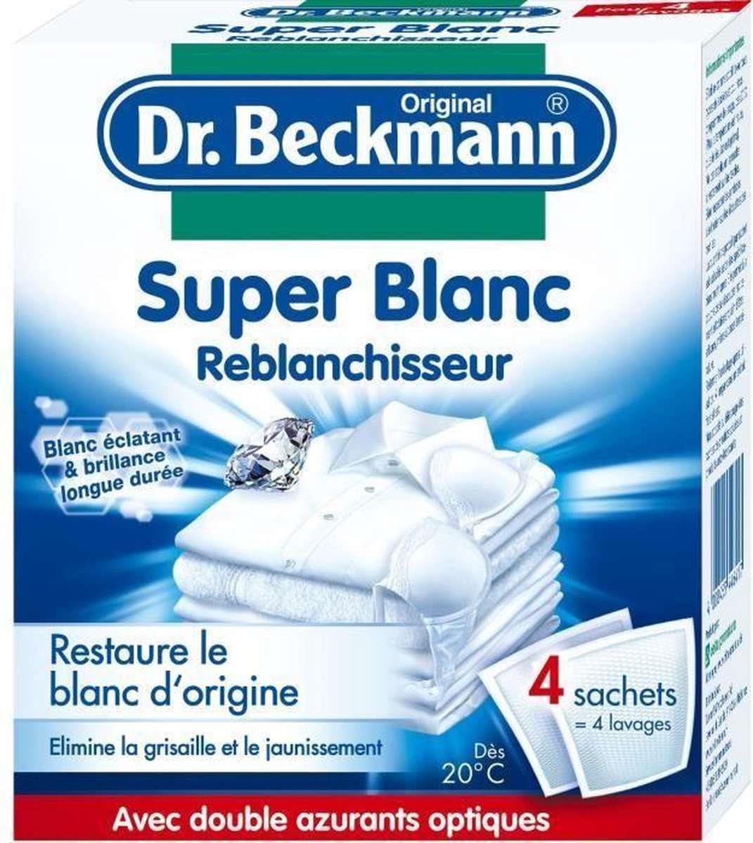 DR BECKMANN Super witte restaurateur - 4 x 40 g