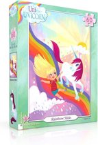 Rainbow Slide - NYPC Uni the Unicorn Collectie Puzzel 60 Stukjes - 0819844010881