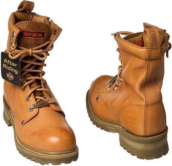 Harley Davidson Logger Motorschoenen - Oranje-Bruin maat 37 | bol.com