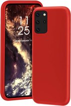 Samsung Galaxy S20 Plus Hoesje - Siliconen Back Cover - Rood