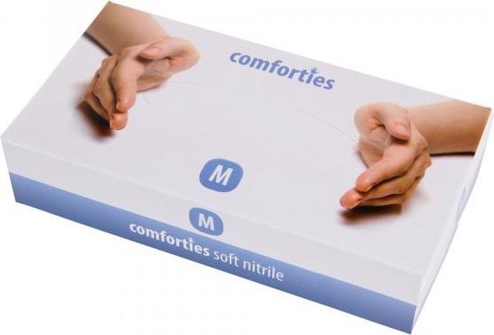 Comforties Soft Nitril Premium handschoenen Maat L (Large) - Latex Vrij  Blauw 100 stuks | bol