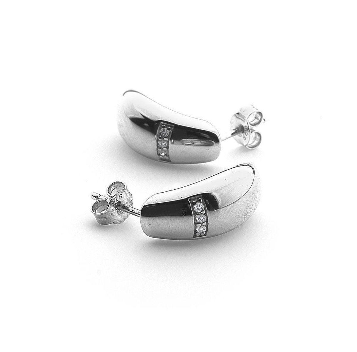 Belle Enigma Silver Earrings