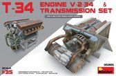 Miniart - T-34 Enginev-2-34 & Transmission Set (Min35205) - modelbouwsets, hobbybouwspeelgoed voor kinderen, modelverf en accessoires
