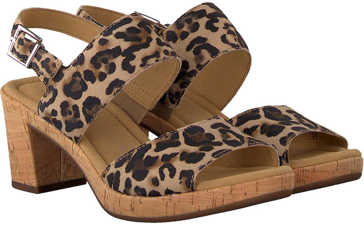 Gabor Dames Sandalen 777.1 - Beige - Maat 35,5 | bol.com