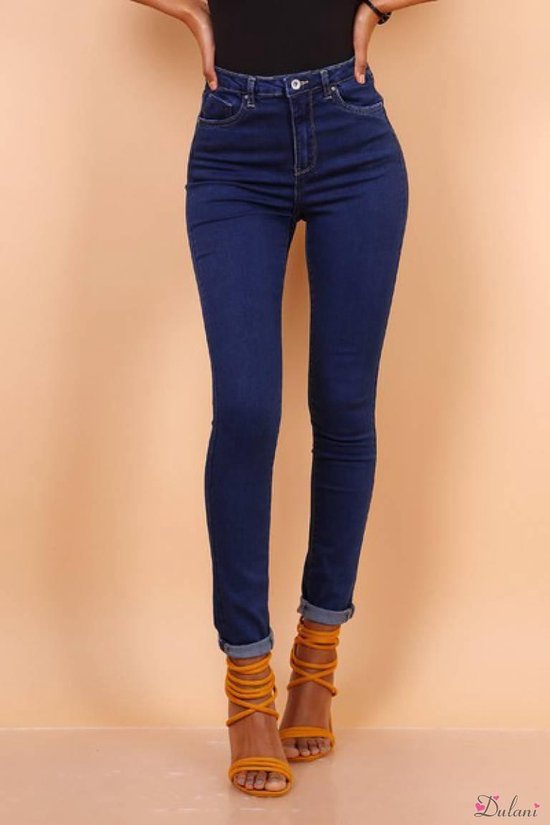 Mode Spijkerbroeken Hoge taille jeans Street One Hoge taille jeans donkerblauw 