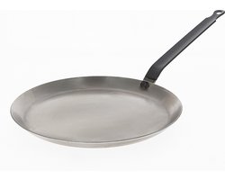 foto van De Buyer Carbone Plus Crêpe- en Pannenkoekenpan - Ø 24cm - Plaatstaal