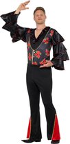 Smiffys Kostuum -L- Flamenco Man Zwart/Rood