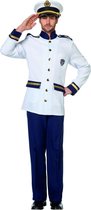 Kapitein & Matroos & Zeeman Kostuum | Onberispelijke Kapitein Oorlogsvloot | Man | Maat 46 | Carnaval kostuum | Verkleedkleding