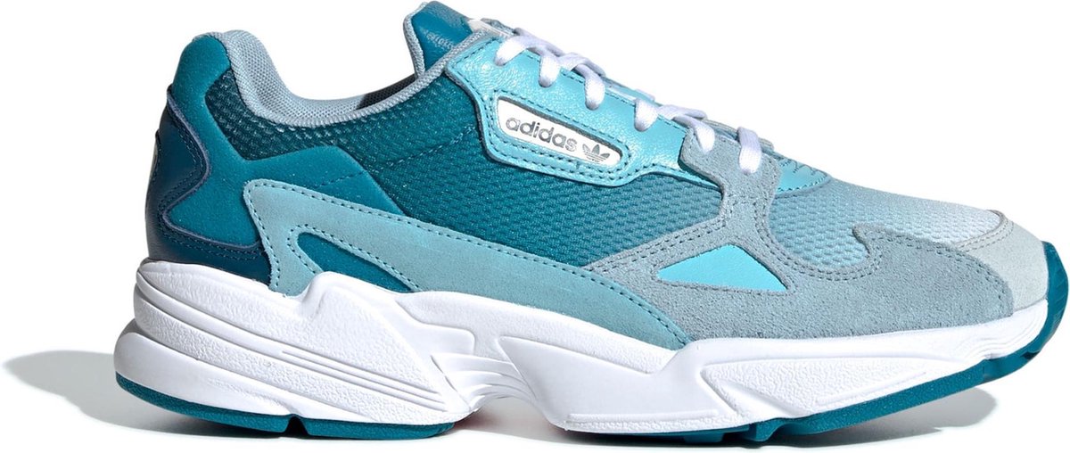 adidas Falcon Sneakers - Maat 37 1/3 - Vrouwen - blauw/licht blauw/wit |  bol.com