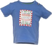 Beebielove Babykleding Blauwe Jongens Tshirt Circus - 68