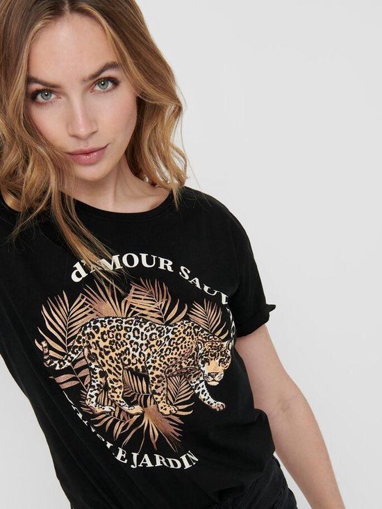 Jacqueline De Young Netshirt zwart casual uitstraling Mode Shirts Netshirts 