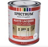 Spectrum hoogglans lak Wit - 0,75 liter - alkydlak wit