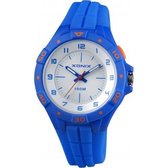 Xonix kinderhorloge Blauw/Oranje met verlichting AAH-004