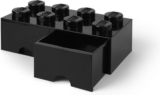 hartstochtelijk paar Vernederen Lego Opbergbox Brick 8 met Lades | bol.com
