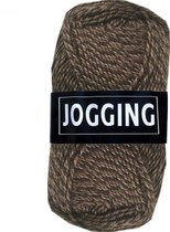 Beijer BV Jogging dunne sokkenwol acryl en wol - donker bruin (977) - pendikte 2,5 a 3mm - 1 bol van 50 gram en 165meter