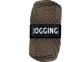 Beijer BV Jogging dunne sokkenwol acryl en wol -donker bruin(977) - pendikte 2,5 a 3 mm - 1 bol van 50 gram en 165 meter - haakgaren - breigaren