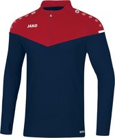 Jako Champ 2.0 Ziptop Kind Marine Blauw-Chili Rood Maat 152