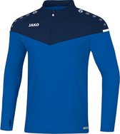 Jako Champ 2.0 Ziptop Kind Royal Blauw-Marine Blauw Maat 164