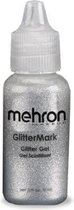Mehron Glittermark Schmink en Makeup Glittergel - Zilver