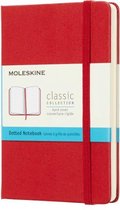 Moleskine Classic Notitieboek Hard cover - Pocket - Rood - Stippen