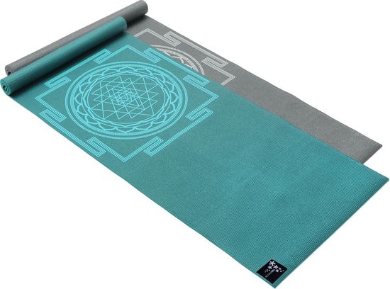 Yogistar Yogamat basic Sri Yantra graphite van YOGISTAR — afbeelding 3