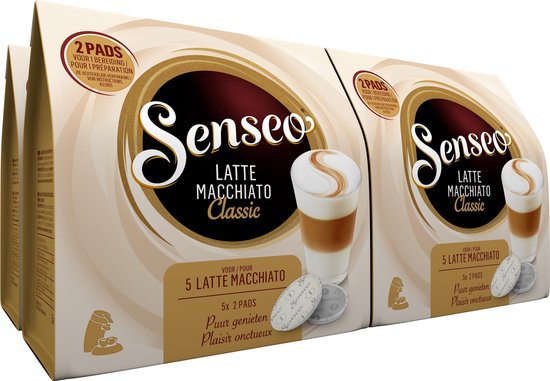 Douwe Egberts Senseo café en pads latte macchiato caramel ou classic - En  promotion chez Intermarche