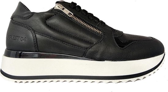 Zwarte RED-RAG Lage sneakers 13140 | Omoda