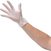 Soft Nitrile witte handschoenen voor persoonlijke bescherming  Latex Vrij – Maat S (small) – 100 stuks