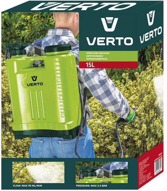 Grupa Topex VERTO - Drukspuit - 15 Liter - Ruggedragen - Comfortabel — afbeelding 4