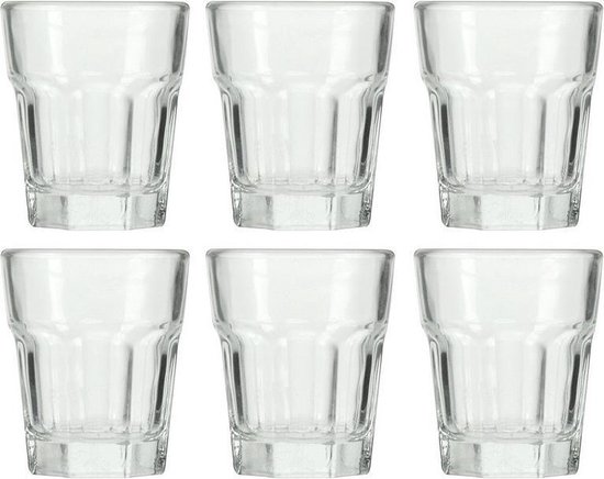 Set van 6 amuseglazen 55 ml D 4,8 x H 5,6 cm Amuse glas - Luxe aperitief glazen -... bol.com