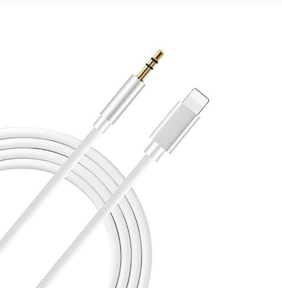 HMerch iPhone AUX kabel iPhone Lightning - Auto - Headphone Jack - Apple- 1 meter Speciaal voor