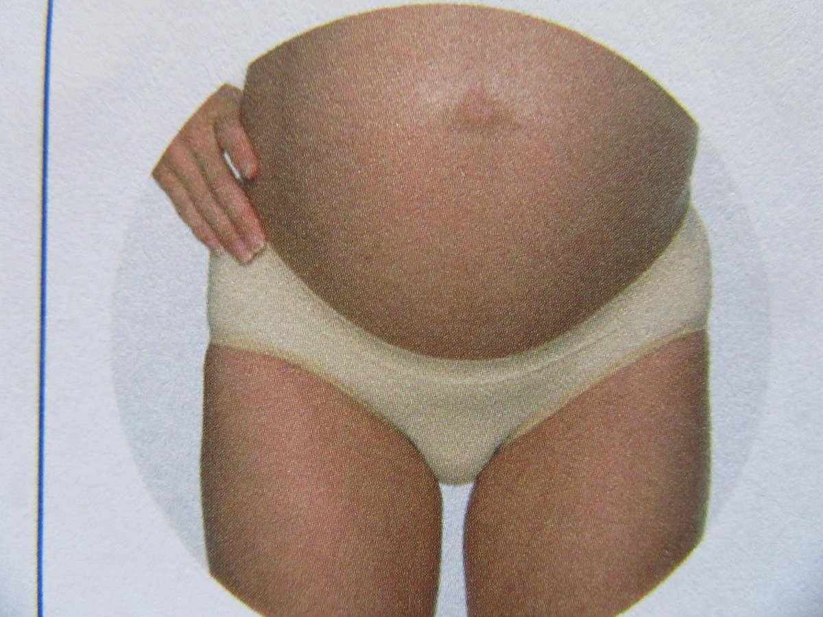 cantaloop zwangersschapsslip beige M ,voor onder de buik