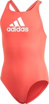 adidas Badge of Sport Sportbadpak - Maat 92 Kinderen - rood/ wit