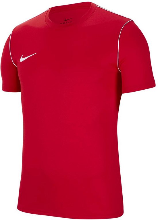 Nike Park 20 SS  Sportshirt - Maat 116  - Unisex - rood/wit